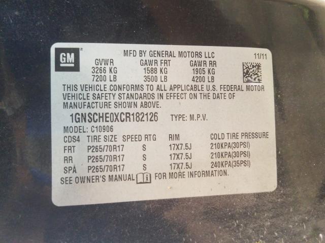 Photo 9 VIN: 1GNSCHE0XCR182126 - CHEVROLET SUBURBAN C 