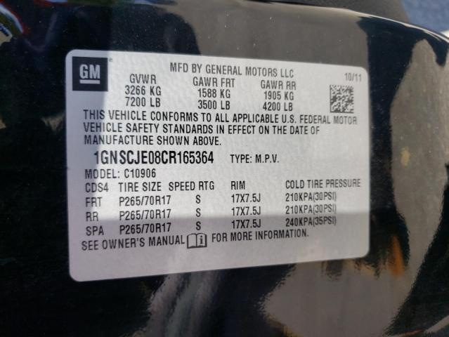 Photo 12 VIN: 1GNSCJE08CR165364 - CHEVROLET SUBURBAN C 