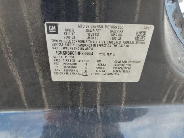 Photo 12 VIN: 1GNSKBKC3HR295504 - CHEVROLET TAHOE K150 