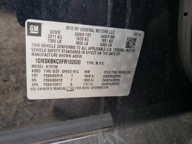 Photo 11 VIN: 1GNSKBKC8FR182600 - CHEVROLET TAHOE K150 