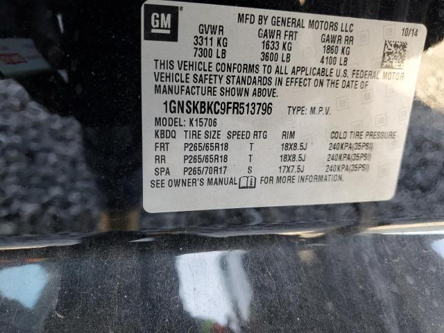 Photo 12 VIN: 1GNSKBKC9FR513796 - CHEVROLET TAHOE 