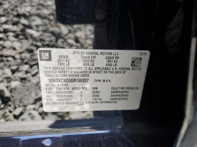 Photo 9 VIN: 1GNSKCKC6GR198267 - CHEVROLET TAHOE K150 