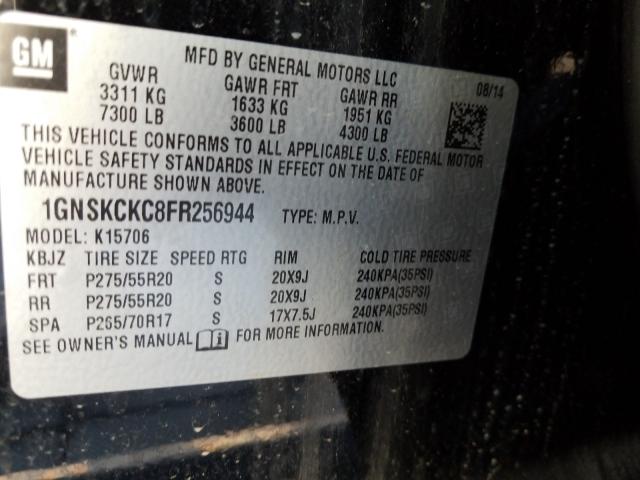 Photo 9 VIN: 1GNSKCKC8FR256944 - CHEVROLET TAHOE K150 