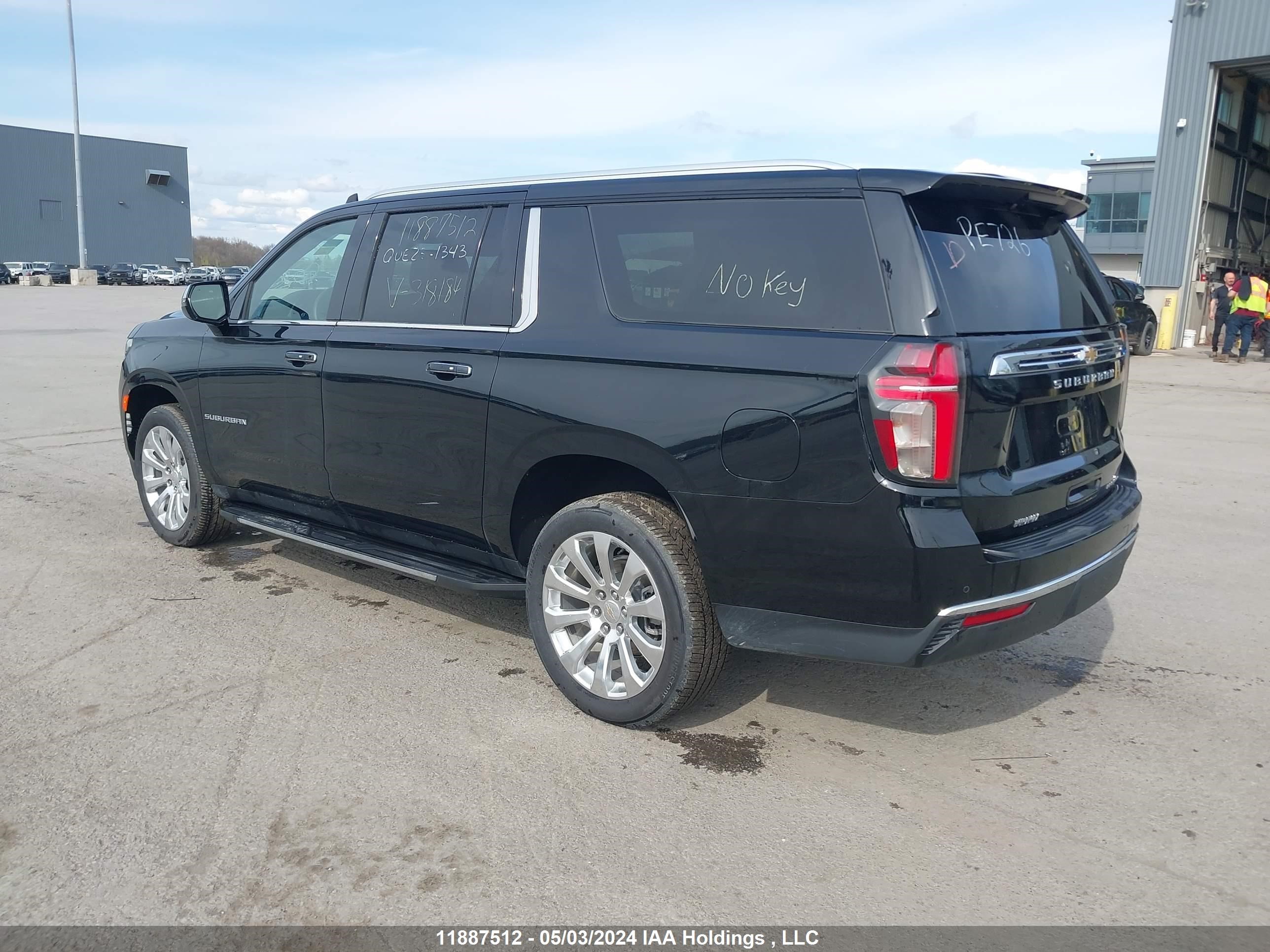 Photo 2 VIN: 1GNSKFKTXPR318184 - CHEVROLET SUBURBAN 