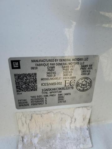Photo 12 VIN: 1GNSKHKC9KR153779 - CHEVROLET SUBURBAN 