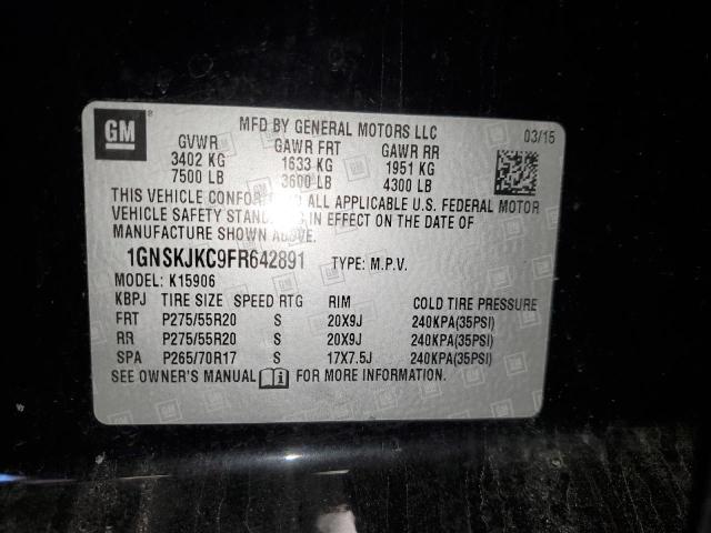 Photo 12 VIN: 1GNSKJKC9FR642891 - CHEVROLET SUBURBAN K 