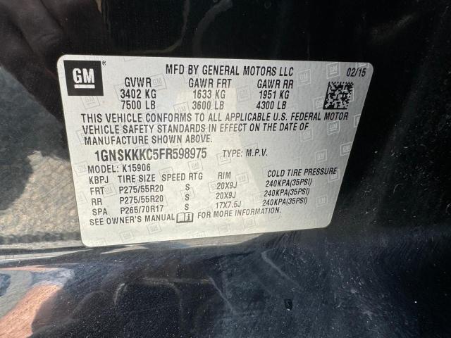 Photo 13 VIN: 1GNSKKKC5FR598975 - CHEVROLET SUBURBAN 