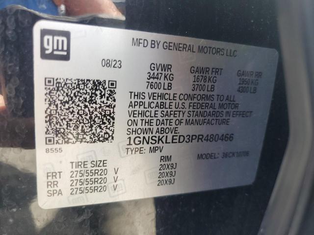 Photo 12 VIN: 1GNSKLED3PR480466 - CHEVROLET TAHOE K150 