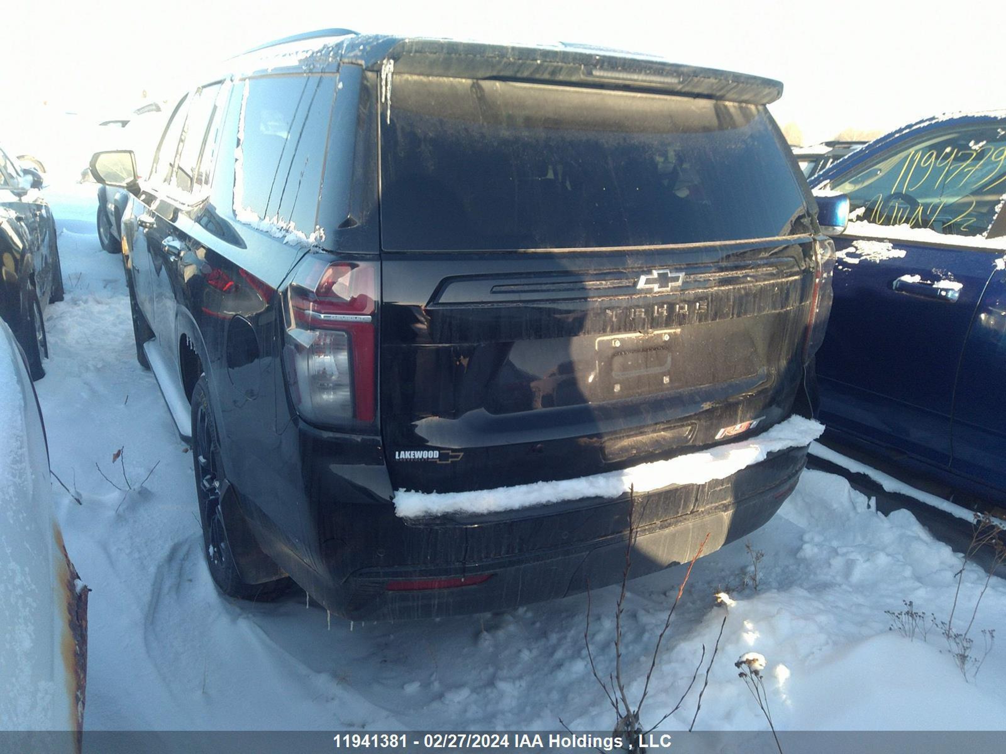 Photo 2 VIN: 1GNSKRKD5PR151744 - CHEVROLET TAHOE 