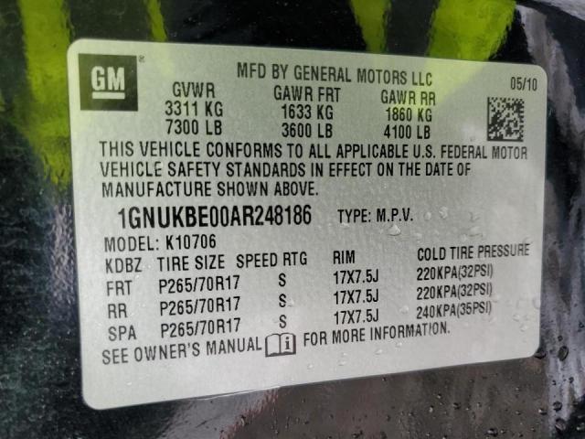 Photo 11 VIN: 1GNUKBE00AR248186 - CHEVROLET TAHOE K150 