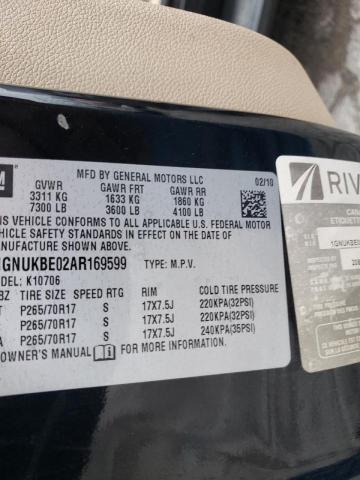 Photo 13 VIN: 1GNUKBE02AR169599 - CHEVROLET TAHOE K150 