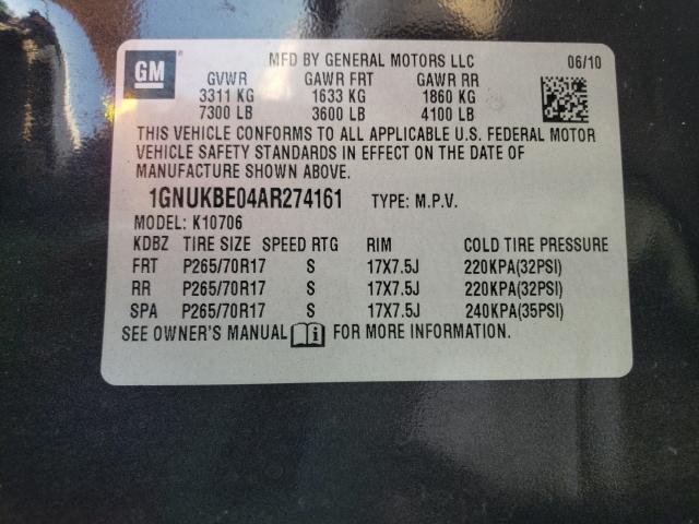 Photo 9 VIN: 1GNUKBE04AR274161 - CHEVROLET TAHOE K150 