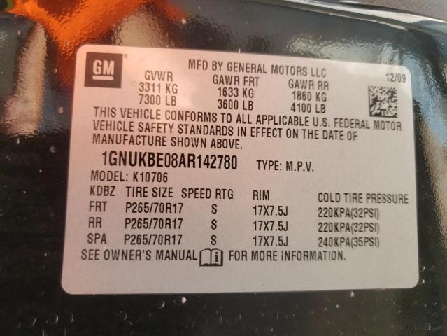 Photo 12 VIN: 1GNUKBE08AR142780 - CHEVROLET TAHOE K150 