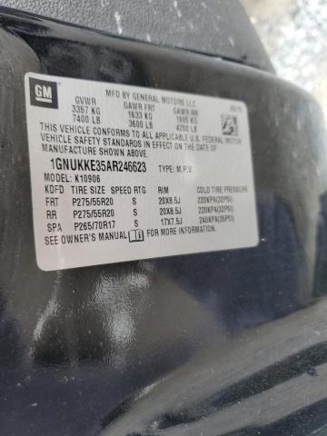 Photo 12 VIN: 1GNUKKE35AR246623 - CHEVROLET SUBURBAN 