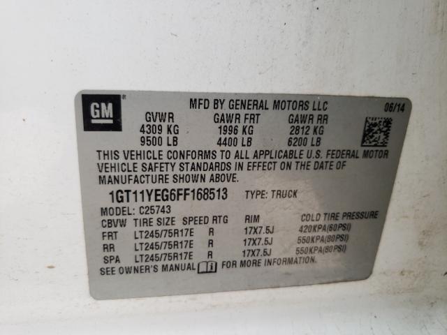 Photo 9 VIN: 1GT11YEG6FF168513 - GMC SIERRA C25 