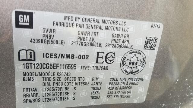 Photo 8 VIN: 1GT120CG5EF116595 - GMC SIERRA K25 