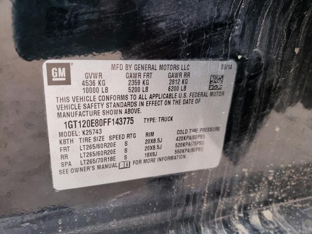 Photo 9 VIN: 1GT120E80FF143775 - GMC SIERRA K25 