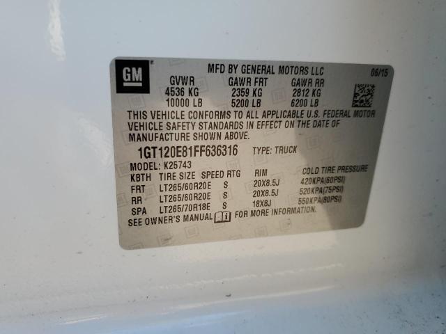 Photo 11 VIN: 1GT120E81FF636316 - GMC SIERRA K25 