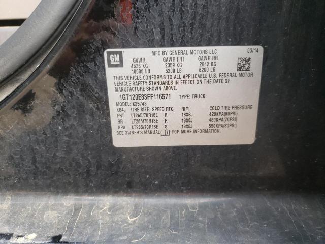 Photo 9 VIN: 1GT120E83FF116571 - GMC SIERRA K25 