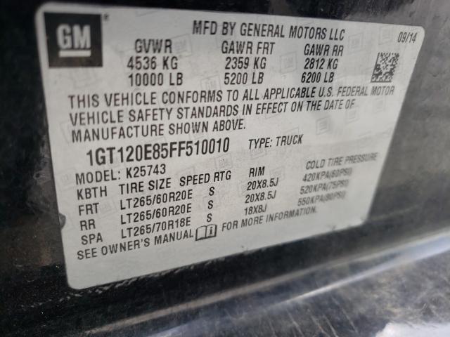 Photo 9 VIN: 1GT120E85FF510010 - GMC SIERRA K25 