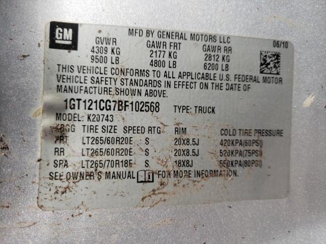 Photo 9 VIN: 1GT121CG7BF102568 - GMC SIERRA K25 