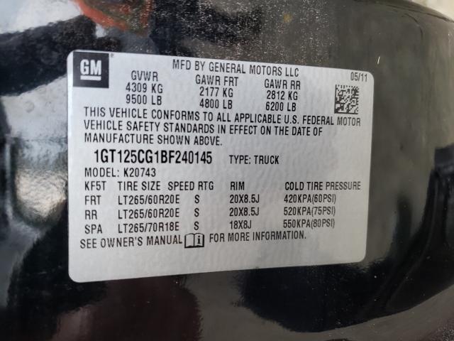 Photo 9 VIN: 1GT125CG1BF240145 - GMC SIERRA K25 