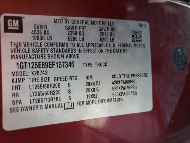 Photo 9 VIN: 1GT125E89EF157346 - GMC SIERRA K25 