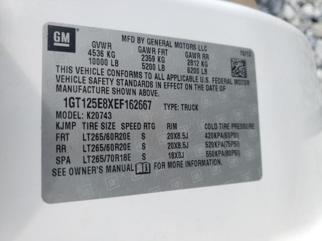 Photo 9 VIN: 1GT125E8XEF162667 - GMC SIERRA K25 