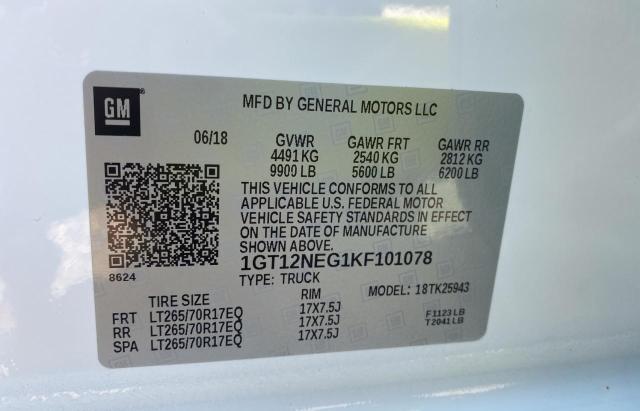 Photo 9 VIN: 1GT12NEG1KF101078 - GMC SIERRA K25 