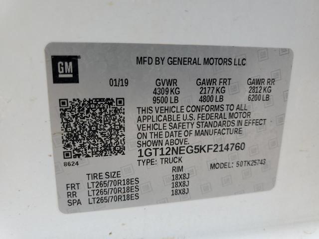 Photo 11 VIN: 1GT12NEG5KF214760 - GMC SIERRA K25 