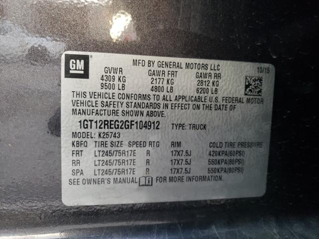 Photo 9 VIN: 1GT12REG2GF104912 - GMC SIERRA K25 