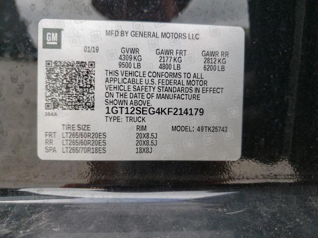 Photo 9 VIN: 1GT12SEG4KF214179 - GMC SIERRA K25 