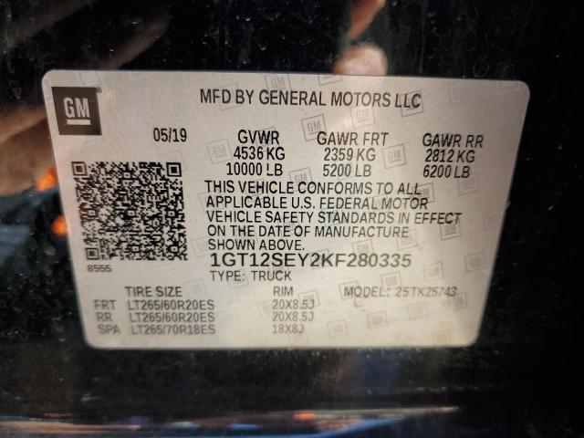 Photo 11 VIN: 1GT12SEY2KF280335 - GMC SIERRA 