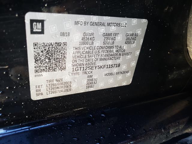 Photo 9 VIN: 1GT12SEY5KF115718 - GMC SIERRA K25 