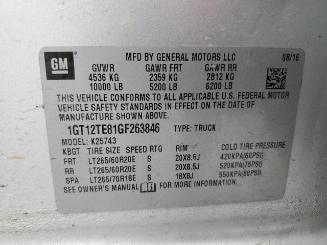 Photo 11 VIN: 1GT12TE81GF263846 - GMC SIERRA K25 