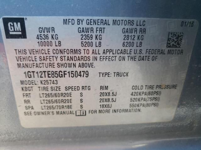 Photo 9 VIN: 1GT12TE85GF150479 - GMC SIERRA K25 