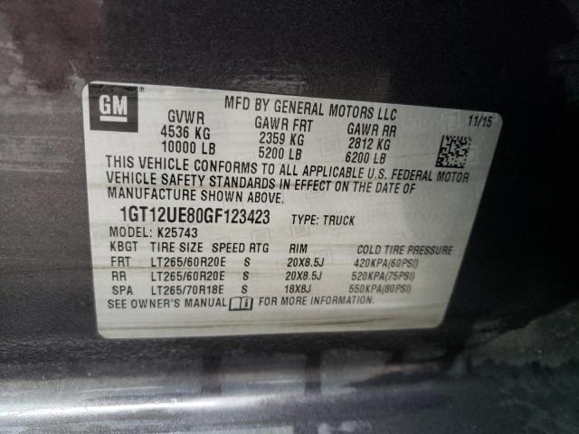 Photo 12 VIN: 1GT12UE80GF123423 - GMC SIERRA K25 