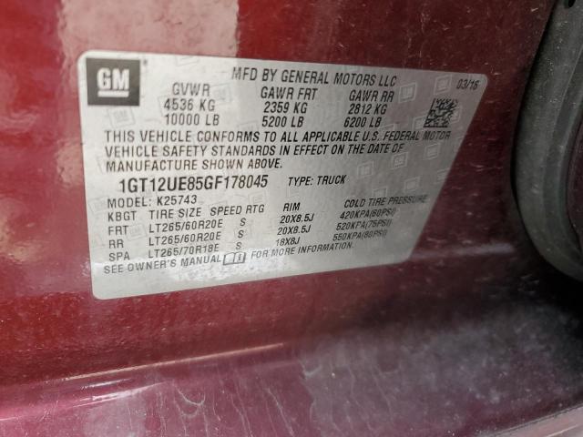 Photo 11 VIN: 1GT12UE85GF178045 - GMC SIERRA K25 