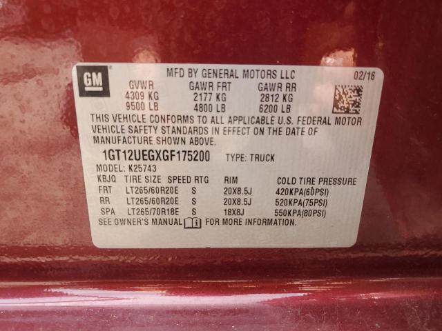 Photo 11 VIN: 1GT12UEGXGF175200 - GMC SIERRA K25 