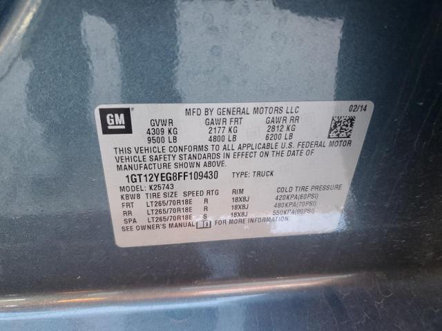 Photo 11 VIN: 1GT12YEG8FF109430 - GMC SIERRA K25 