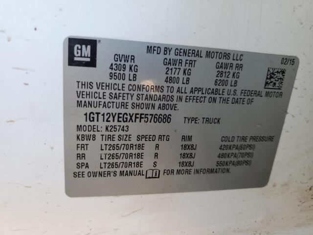 Photo 11 VIN: 1GT12YEGXFF576686 - GMC SIERRA K25 