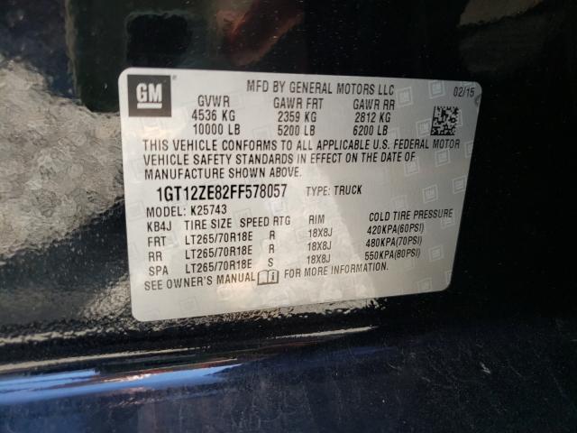 Photo 9 VIN: 1GT12ZE82FF578057 - GMC SIERRA K25 