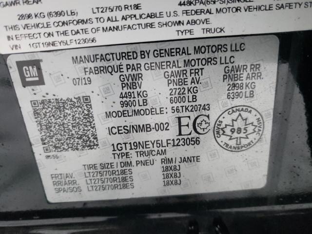 Photo 12 VIN: 1GT19NEY5LF123056 - GMC SIERRA K25 