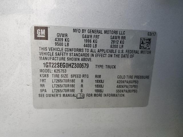 Photo 11 VIN: 1GT22SEG0HZ300679 - GMC SIERRA 