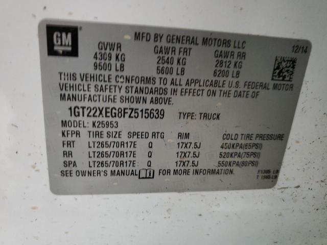 Photo 11 VIN: 1GT22XEG8FZ515639 - GMC SIERRA K25 