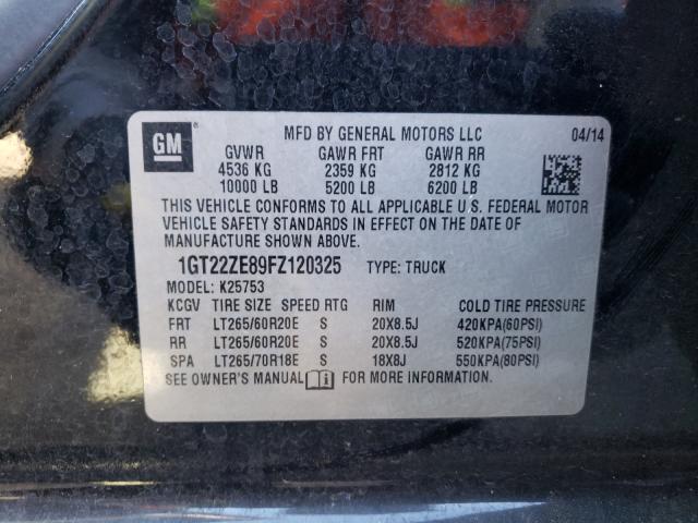 Photo 9 VIN: 1GT22ZE89FZ120325 - GMC SIERRA K25 