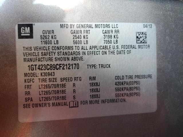 Photo 11 VIN: 1GT423C89CF212170 - GMC SIERRA 