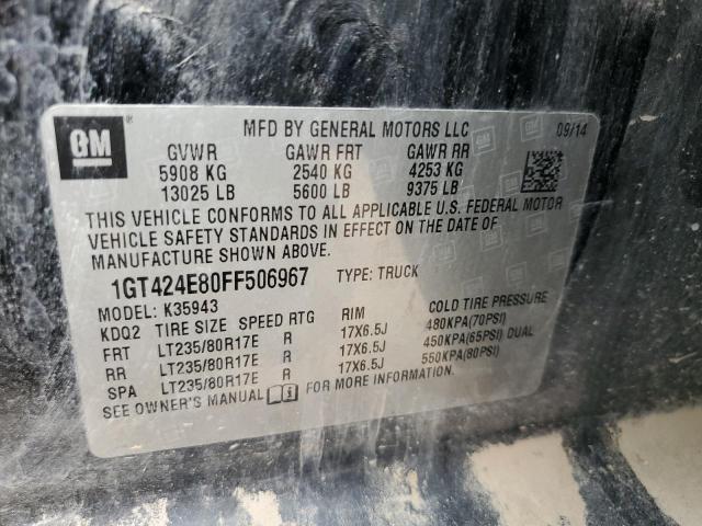 Photo 12 VIN: 1GT424E80FF506967 - GMC SIERRA K35 