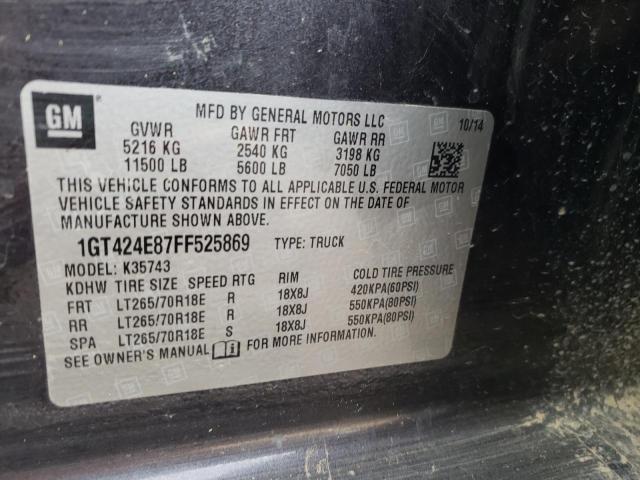 Photo 9 VIN: 1GT424E87FF525869 - GMC SIERRA K35 