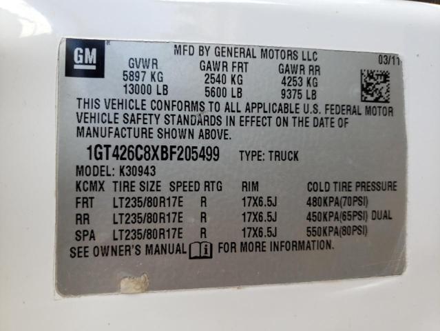 Photo 11 VIN: 1GT426C8XBF205499 - GMC SIERRA K35 